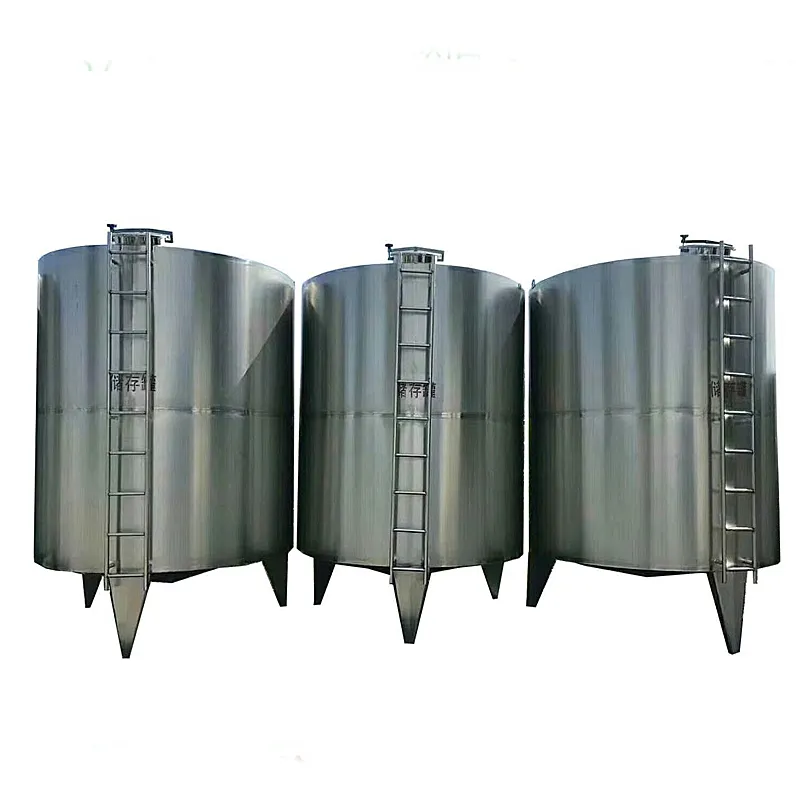 1000l litre 304/316L paslanmaz çelik su depolama tankı büyük kapasiteli OEM