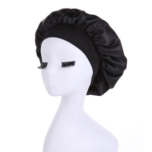 <span class=keywords><strong>Bonnet</strong></span> en satin élastique <span class=keywords><strong>pour</strong></span> femmes et hommes, vente en gros d'usine, bon marché - <span class=keywords><strong>Bonnet</strong></span> de nuit et de douche personnalisable <span class=keywords><strong>pour</strong></span> usage quotidien en extérieur toutes saisons - Product Image 5