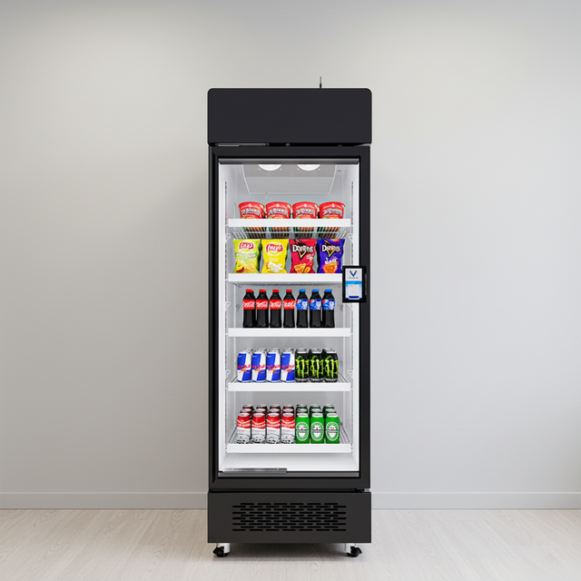 AFEN AI Smart Refrigerated Snack and Drink Vending Machine Combo Cold Beverage Vending Machine 510L with Camera Monitoring OEM
