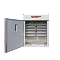 Vente en gros 1056 incubateur d'oeufs équipement d'éclosion de volaille informatisé automatique pour poulet caille canard et dinde 220V PP matériel