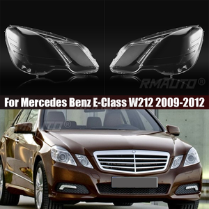 ฝาครอบไฟหน้าใส สำหรับรถยนต์เมอร์เซเดส-เบนซ์ อี-คลาส W212 E200 E260 E300 E350 ปี 2009-2012  ฝาครอบโคมไฟหน้า  วัสดุเพล็กซิกลาส - Product Image 1