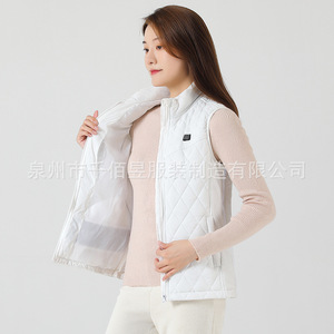 Women's Heated Vest <b>USB</b> Rechargeable Electric <b>Heating</b> Warm Cold Resistant Nine Zone Smart Constant Temperature Daily Use - Product Image 4