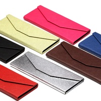 Offre Spéciale organisateur de lunettes avec logo personnalisé étui à lunettes en cuir pliable avec boîte d'emballage de stockage imprimé en liège pour lunettes