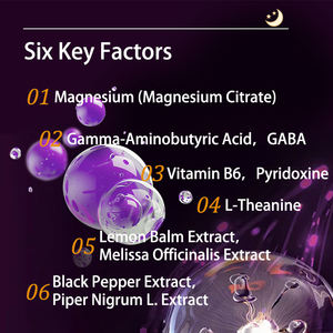 Comprimés de sommeil pour adultes Perseek avec supplément à croquer GABA L-théanine 5-HTP-Calm-Plex - Product Image 4