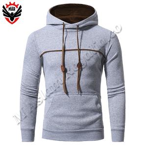 เสื้อฮู้ดถักแบบโอเวอร์ไซส์สีดำล้วนสำหรับนักเพาะกายสำหรับฤดูหนาว - Product Image 2