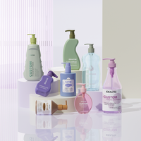 Ensemble de flacons pompe pour shampoing, après-shampoing et gel douche rechargeables pour hôtel, salon, spa, salle de bain, soins personnels