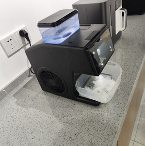 Machine à glaçons en flocons et en neige réglable de 15 kg, électrique, compacte, à poser sur comptoir, avec nettoyage automatique - Product Image 3