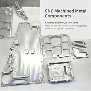 Componentes de Aleación de Aluminio Mecanizados por CNC, Placa de Estructura de Disipación de Calor, Carcasa Mecanizada por CNC, Aluminio de Alta Precisión - Product Image 1