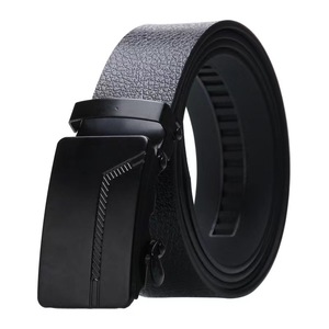 Cinturones de Cuero Sintético Resistentes para Hombre al por Mayor, con Hebilla Automática Personalizada, Color Negro, para Uso Casual y de Negocios - Product Image 4