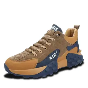Leather waterproof casual shoes, soft sole anti slip shoes, wear-resistant and odor resistant sports shoes