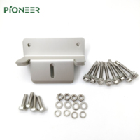 Supports de montage de panneaux solaires en alliage d'aluminium argenté naturel en forme de Z pour système d'énergie photovoltaïque de camping-car, bus, caravane