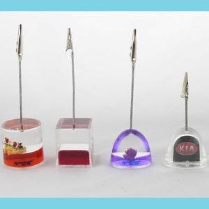 Biểu Tượng Tùy Chỉnh Cube Lỏng Nước Chất Lỏng Floater Hiển Thị Hình Ảnh Đứng Rượu Memo Clip Kinh Doanh Tên Chủ Thẻ - Product Image 6