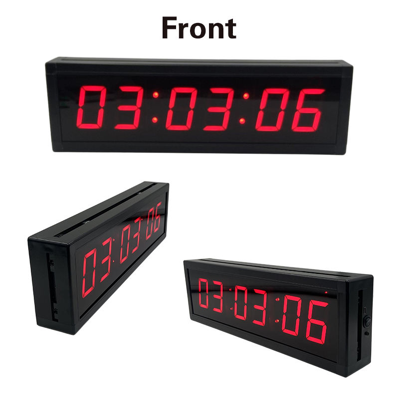 3-inch 6-digit Sport Timer Stopwatch Custom Electronic Counter Timer Set Single-sided Display Rechargeable 2 Minute Timers
