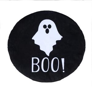 Weiche Katzenbettmatte mit personalisierten Mustern, Hundeboxmatte, rutschfester Unterseite, maschinenwaschbar, Hundehüttenmatte, Katzenmatte, rund - Product Image 1