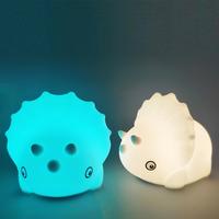 Lampe de chevet à commande tactile à intensité variable, lampe douce en silicone souple, lumière de nuit mignonne pour bébé, lampe de chevet LED, décoration de chambre à coucher
