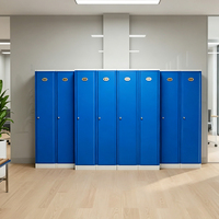 Armoire de personnel, vestiaire, casier de salle de sport, casier de piscine, casier en PVC ABS avec serrure électronique, personnalisé, imperméable, résistant à la rouille, écologique