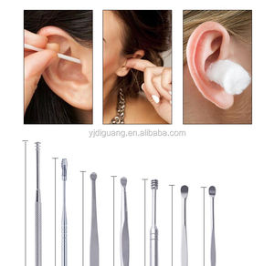 8-Pcs Stainless Steel <strong>Ear</strong> Wax Removal Tool Set Includes <strong>Ear</strong> Pick and Spring for Home Use Earwax <strong>Cleaning</strong> <strong>Kit</strong> - Product Image 2