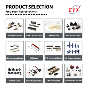 Connecteur PCB écologique PH2.54 2.54mm 26 broches 2x13P double rangée, connecteur femelle SMT SMD, laiton plaqué or, 3A 500V - Product Image 6