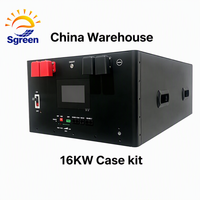 Stock entrepôt Chine – Kits de boîtiers DIY 16S48V 280Ah 314Ah 330Ah 51.2V 15Kwh 16kw pour batterie LiFePO4 avec BMS et écran