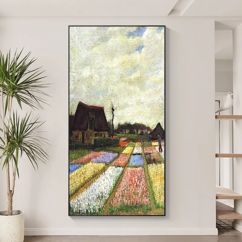 Van Gogh's Impressionist Mural Custom Abstract Design Painting Canvas Wall Art Print Landscape Paintings