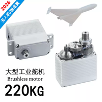 Servo Industrial Sin Escobillas PTK K9180 SSG-D 222kg con Engranaje de Acero Inoxidable 5BB 0.104s 60° CNC Aluminio 16.8V para UAV de Ala Fija