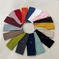 Meilleures ventes : Bandeaux de yoga et de sport élastiques larges, couleur unie, antidérapants, pour spa, avec logo personnalisé, design attrayant