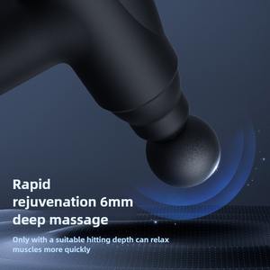 Produttore di pistola per massaggio schermo Touch Screen portatile Cordless profondo del tessuto posteriore per terapia del corpo della gamba pistola per massaggio - Product Image 6