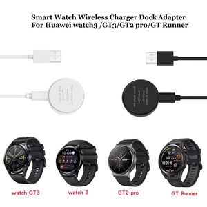 Adaptador de base de cargador inalámbrico de reloj inteligente portátil de 1m para <span class=keywords><strong>Huawei</strong></span> Watch3 <span class=keywords><strong>GT3</strong></span> GT2 Pro GT <span class=keywords><strong>Runner</strong></span> <span class=keywords><strong>Watch</strong></span> Charger - Product Image 2