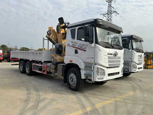 FAW 6X4 8 tonnes camion spécial Van boîte à <span class=keywords><strong>benne</strong></span> basculante lourde 15 tonnes 10 roues <span class=keywords><strong>grue</strong></span> mobile 12 tonnes <span class=keywords><strong>grue</strong></span> montée sur camion avec bras droit - Product Image 3