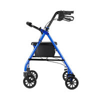 Déambulateur en aluminium Tonia et aide à la marche pour personnes handicapées avec siège pour personnes âgées Tra08a