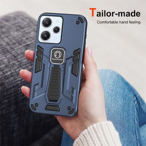 Funda de armadura de TPU + PC de alta resistencia, funda de teléfono con soporte anticaída amigable con la piel magnética para Samsung M56/A10S/Note 5/A15/J2/J7/M31/M55 - Product Image 6