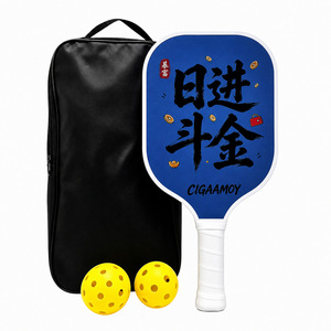 Ensemble de raquettes de pickleball en fibre de verre pour usage extérieur, résistant aux intempéries, prêt à l'emploi sur le terrain, avec balles et sac inclus – Pack économique - Product Image 3