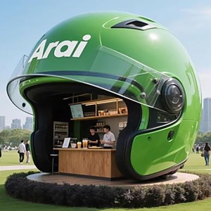 Escultura Personalizada, Estatua Grande de Fibra de Vidrio, Personalización para Exteriores, Casco, Cafetera, Librería, Quiosco - Product Image 2