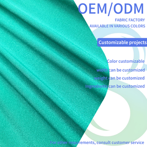 Siêu mịn polyester Bán Bóng đàn hồi màu rắn vải 82% polyesterfiber18 % Spandex dệt kim vải đồ lót quần áo bơi vải - Product Image 2