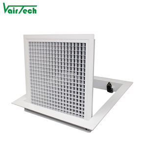 Thiết Kế Công Nghiệp Nhôm Trần Xả Không Khí Lưới Tản Nhiệt Cửa Vuông Bản Lề Trứng Crate Khuếch Tán Cho Bệnh Viện Hvac Thông Gió - Product Image 3