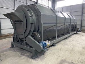 Rotationstrommelsieb für die Recyclingindustrie, Trommelsieb zur Trennung von Feststoffabfällen, Kunststoffen und Baumaterialien - Product Image 3