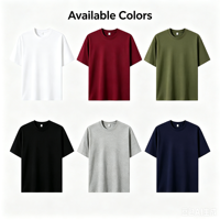 Sommerliches, anpassbares T-Shirt für Herren mit Stofffarbdruck und Stickerei – Großhandel, schweres Blanko-T-Shirt für Männer