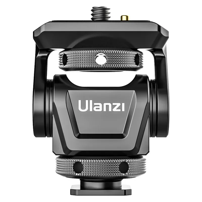 Ulanzi U-150 Universal DSLR Camera Monitor Mount 360 Rotation Adjustable Monitor Adapter with Cold Shoe 1/4 Screw