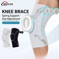 Genouillère ajustable avec coussinet en gel pour la rotule, stabilisateur latéral, manchon de soutien pour le sport, le fitness et le soulagement des douleurs articulaires