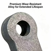 Tête de marteau de concasseur en alliage moulé, pièces d'usure pour le traitement minier, fourniture directe du fabricant