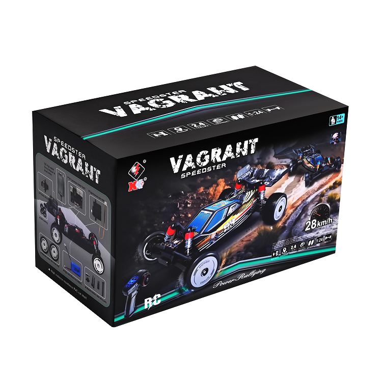 WLtoys 1/24 Scale 2WD RC Buggy - Electric Remote Control Car for