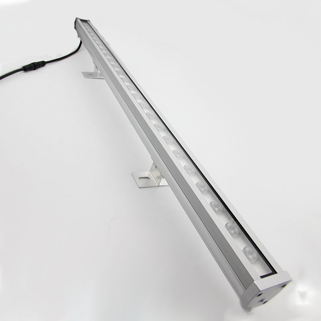 Ip67 Waterproof Outdoor Cast Aluminum Dmx Rgbw Warm White Linear Recessed Wall Washers Led Light for Building Project