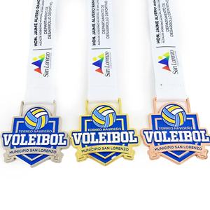 เหรียญกีฬาวอลเลย์บอลโลหะแบบกำหนดเองขายส่งยอดนิยม ออกแบบฟรี พร้อมสลักชื่อ เหรียญที่ระลึก 3 มิติ - Product Image 5