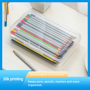 Kotak Pensil Keras Transparan Eco, Cetak Kustom 2022 Kapasitas Besar untuk Anak Laki-laki - Product Image 2
