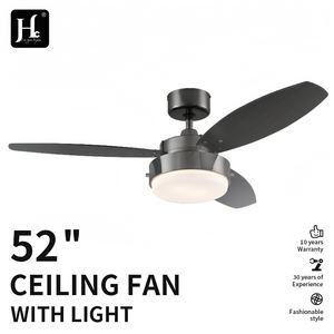 Ventilador de Techo LED Decorativo de Hierro de Alta Calidad con Motor DC Moderno, 6 Velocidades, Control Remoto, Luz Blanca, 3 Aspas, Bajo Perfil, Silencioso - Product Image 5