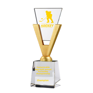 Trofeo de Cristal Personalizado, Palo de Gateball, Palo de Croquet, Palo de Hockey sobre Hielo, Bola de Boliche, Premio Conmemorativo para Competiciones - Product Image 5