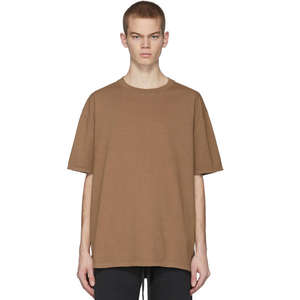 เสื้อยืดคอกลมผู้ชายทรงโอเวอร์ไซส์สีสันสดใสเสื้อยืดโลโก้ออกแบบได้ตามต้องการ - Product Image 4