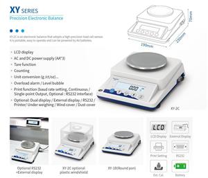 Balanza de Precisión XY-2C de 610g y 0.01g con Protector de Polvo, Venta Directa de Fábrica, para Laboratorio de <span class=keywords><strong>Informática</strong></span> Escolar - Product Image 3