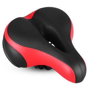 <span class=keywords><strong>Selle</strong></span> VTT pour hommes et femmes Siège <span class=keywords><strong>de</strong></span> vélo <span class=keywords><strong>confortable</strong></span> en cuir PU avec absorption des chocs pour le cyclisme sur route - Product Image 2