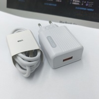 Câble Micro USB pas cher et adaptateur de charge 5V2A 10W avec un seul port USB, prise EU, chargeur rapide avec câble USB C pour téléphone portable